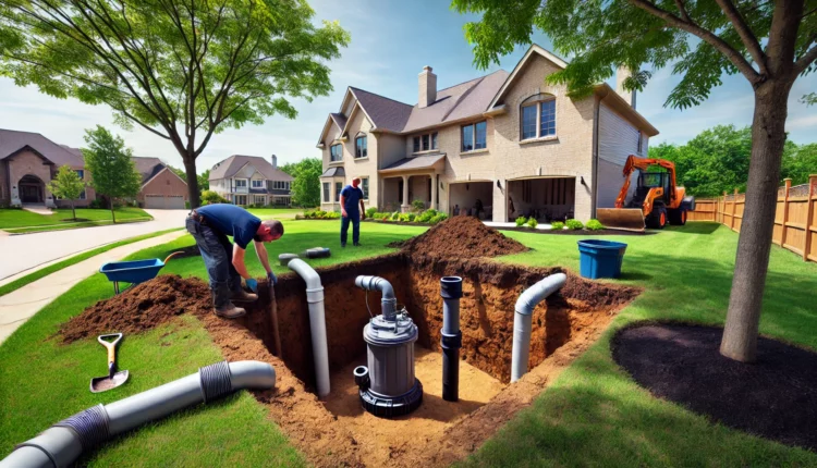 Outdoor Sump Pump Installation Carmel Indiana