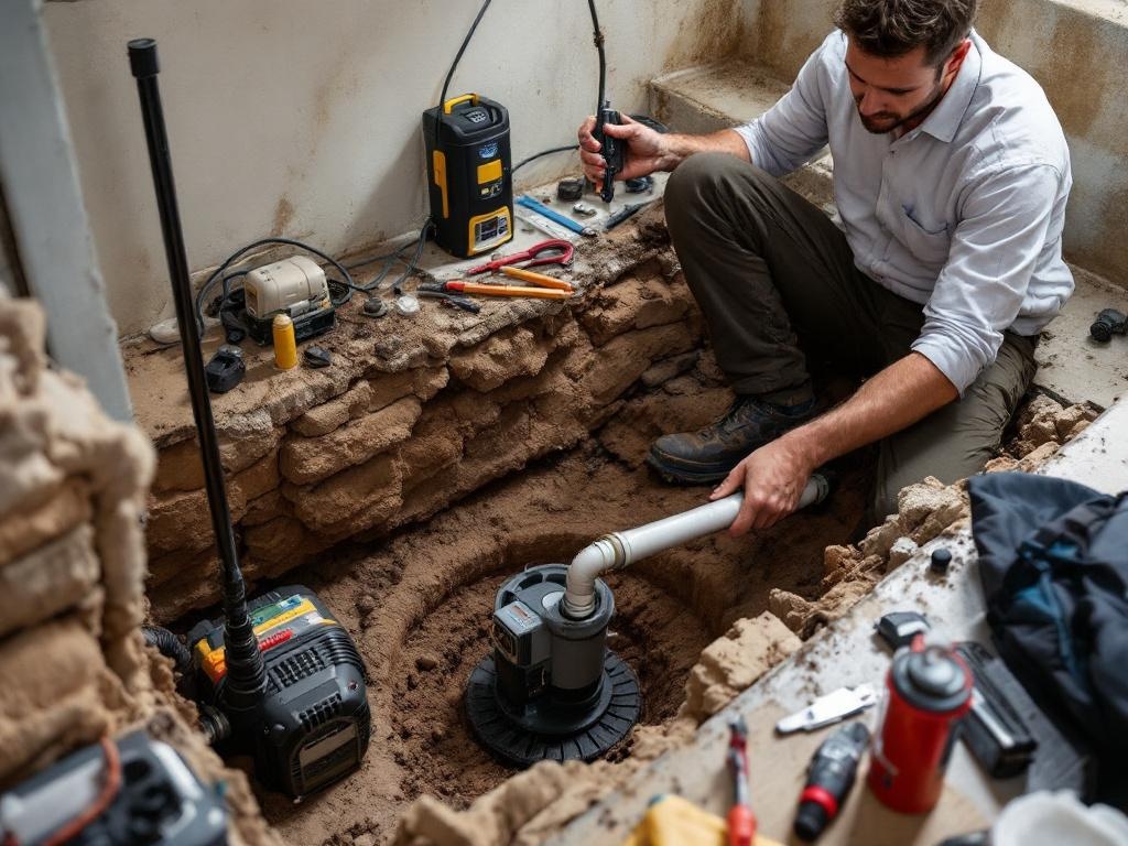 Outdoor Sump Pump Installation Carmel Indiana: A V